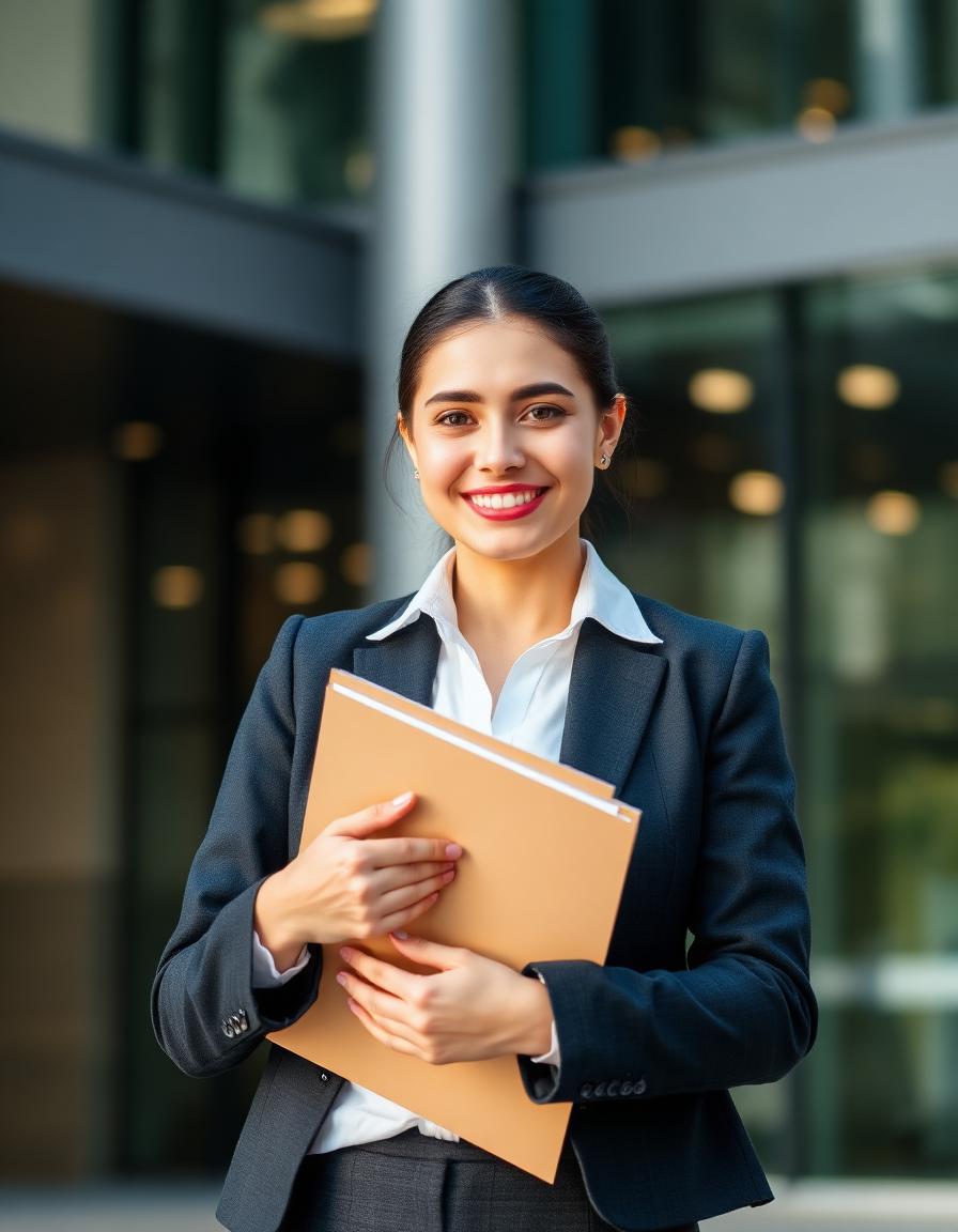 Confident young professional